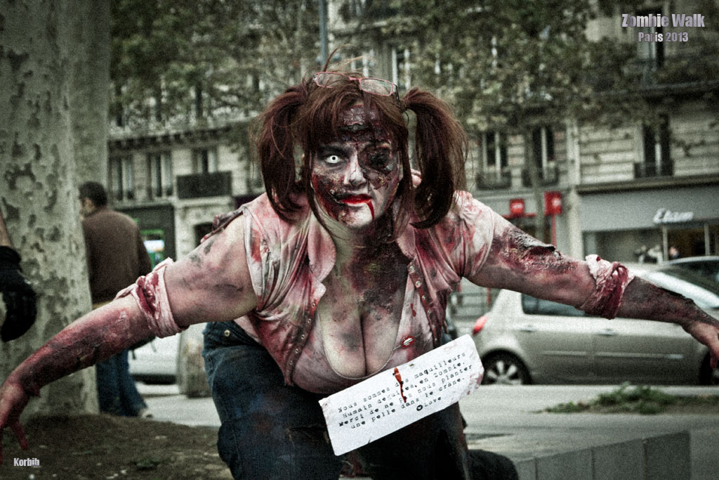 Zombie walk paris 2013